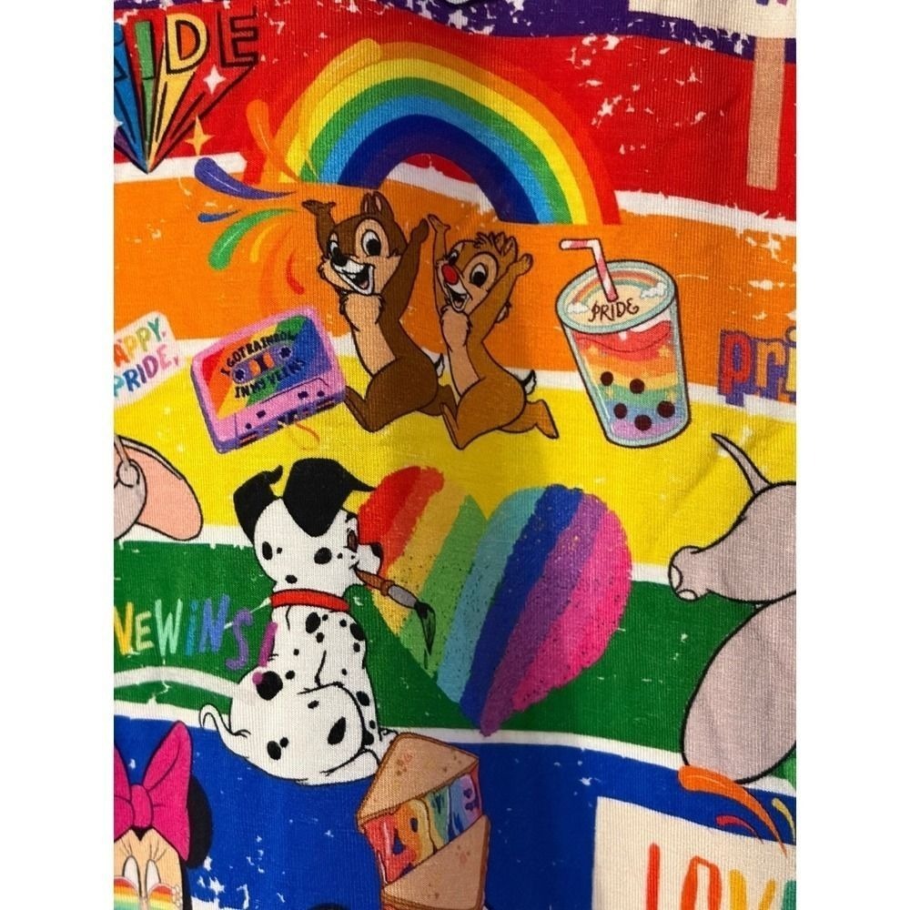 Disney Pride Shephard's Sleepers Kids PJ‎ Set Love Wins Mickey Stitch 9/10y - Picture 4 of 10